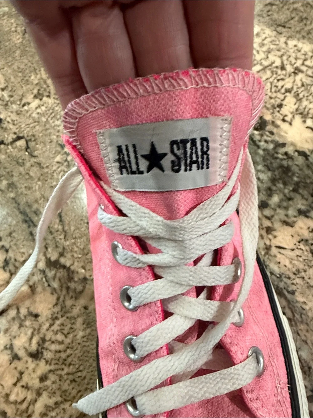 Converse Pink Low Top Canvas Sneakers - Picture 4 of 8